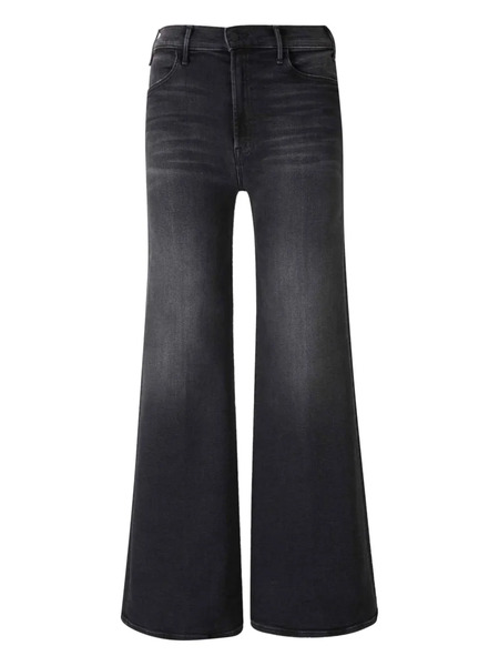  Mother Hustler Roller Sneak Bootcut Jeans - Black 