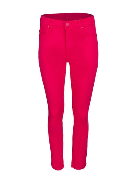  Mother The Insider Cropped Trousers - Pink 