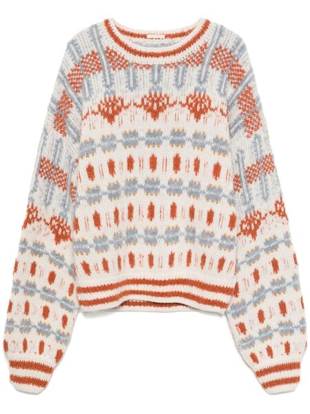  Mother The Long Drop Jumper - White 