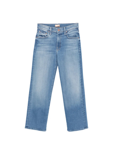  Mother The Mid Rise Rambler Zip Ankle Jeans - Blue 