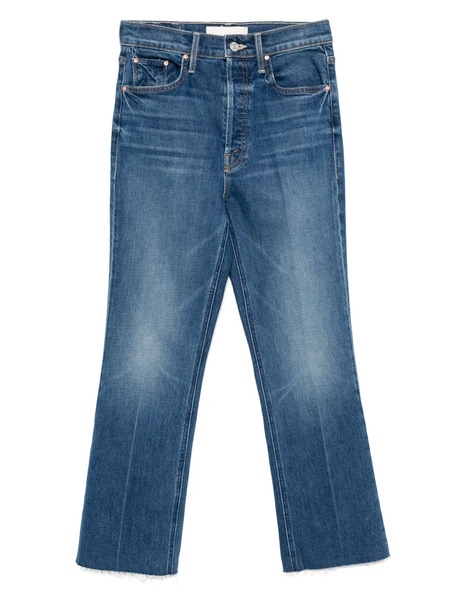  Mother The Tripper Ankle Fray Jeans - Blue 