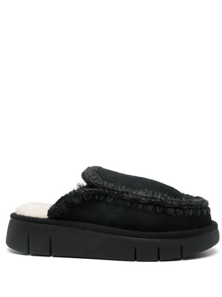  Mou Bounce Mules - Black 
