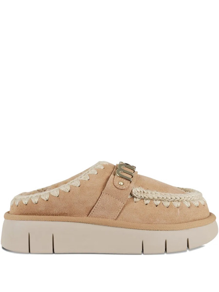  Mou Bounce Sheepskin Mules - Neutrals 