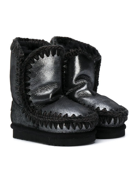  Mou Kids Eskimo Ankle Boots - Black 