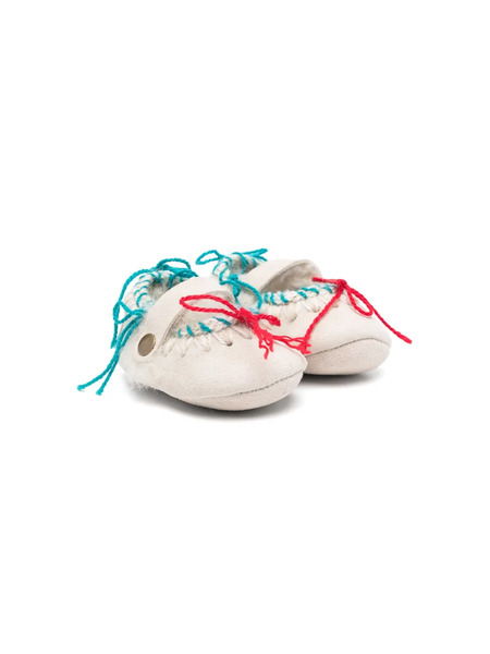  Mou Kids Eskimo Ballet Flats - Grey 