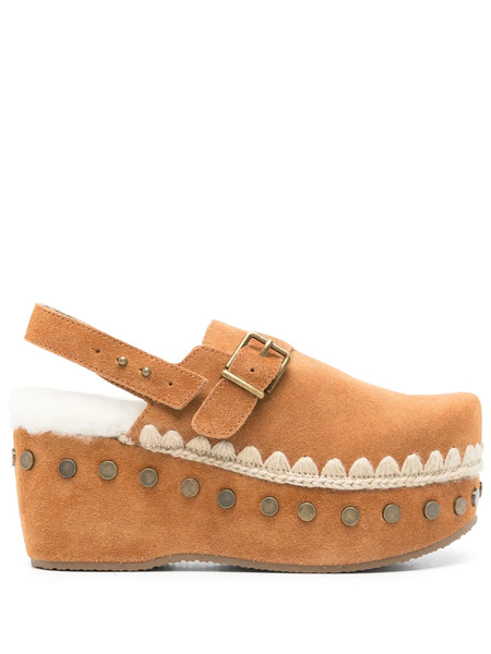  Mou 67mm Clog Pumps - Brown 