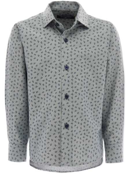  Moustache Dandelion-print Dress Shirt - Green 