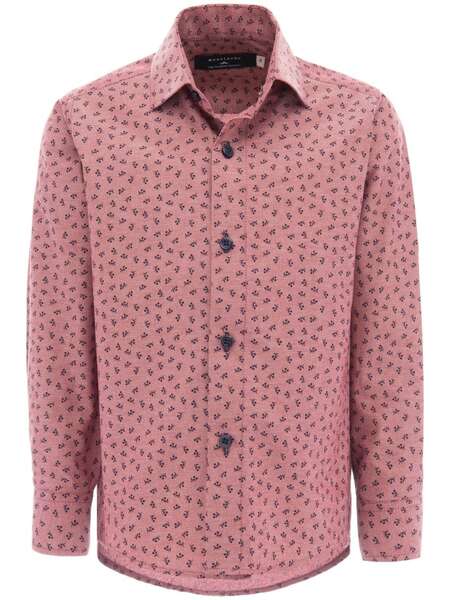  Moustache Dandelion-print Dress Shirt - Red 