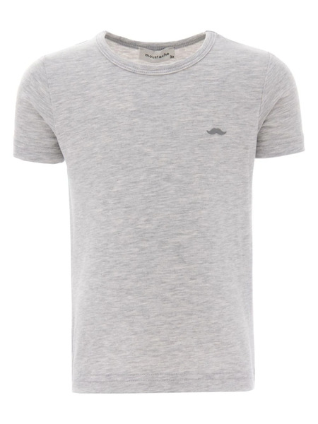  Moustache Logo-print T-shirt - Grey 
