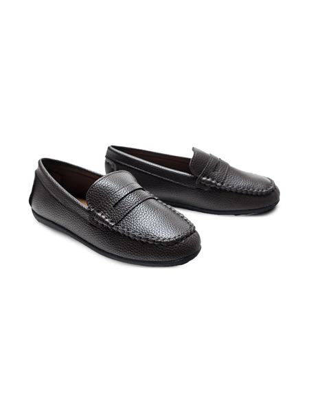  Moustache Penny-slot Loafers - Brown 