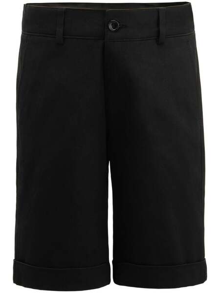  Moustache Tailored Knee-length Shorts - Black 