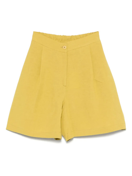  Moutaki High-waisted Shorts - Yellow 