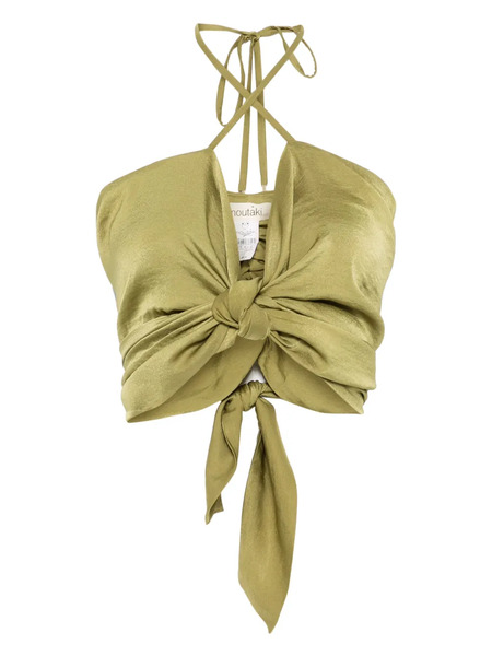  Moutaki Knot-detail Top - Green 