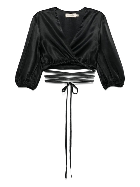  Moutaki Satin Blouse - Black 