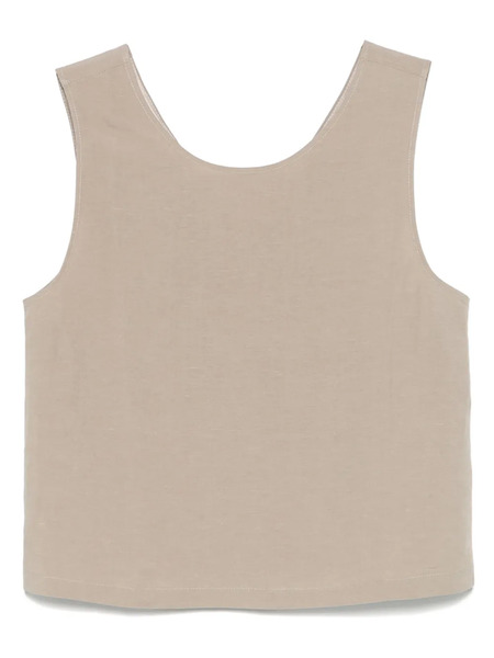  Moutaki Slub-texture Top - Neutrals 
