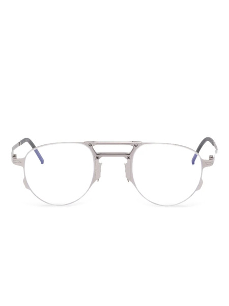  Movitra Levita Round-frame Glasses - Grey 