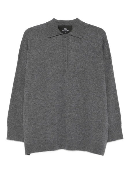  Mr. Mittens Gigi Polo-neck Sweater - Grey 