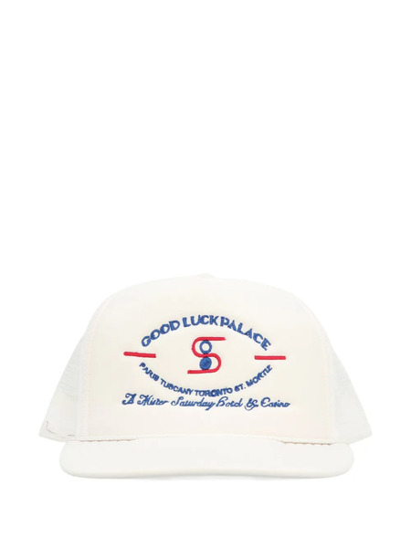  Mr. Saturday Embroidered Baseball Cap - White 