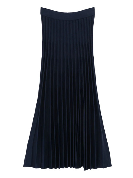  Mrz Pleated Midi Skirt - Blue 