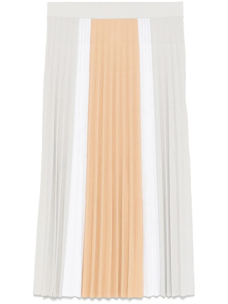  Mrz Plissé Colourblock Midi Skirt - Grey 