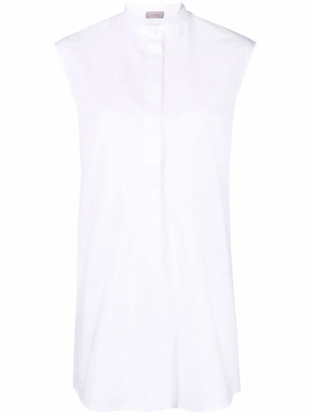  Mrz Sleeveless Cotton Shirt - White 