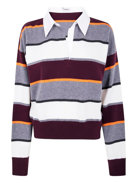  Mrz Striped Polo Shirt - Red 