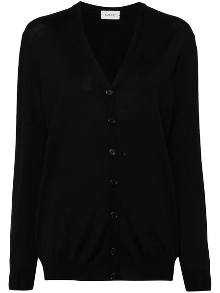  Mrz Virgin Wool Cardigan - Black 