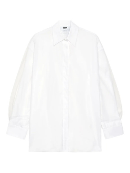  Msgm Balloon-sleeve Shirt - White 