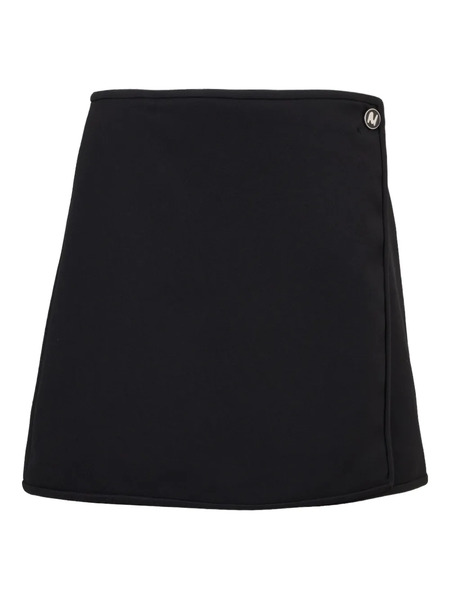  Msgm Button-fastening Mini Skirt - Black 