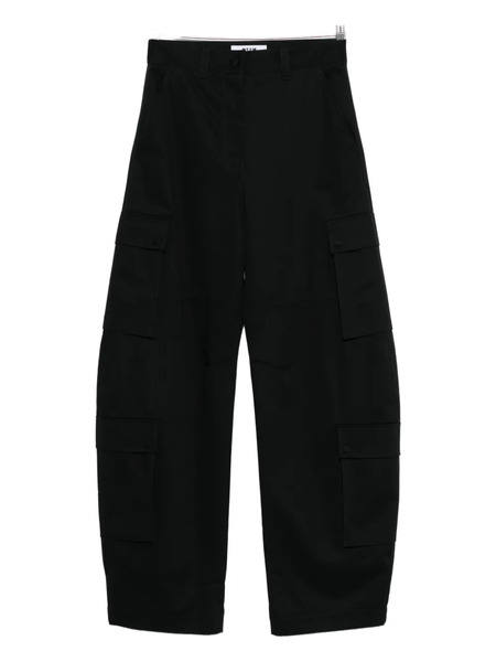  Msgm Cargo-pocket Trousers - Black 