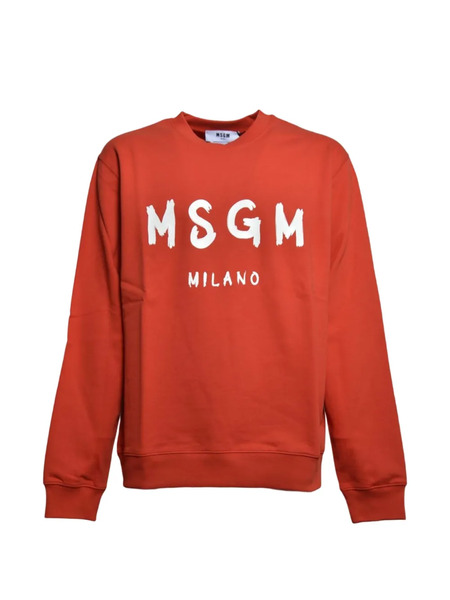  Msgm Crew-neck Sweatshirt - Red 