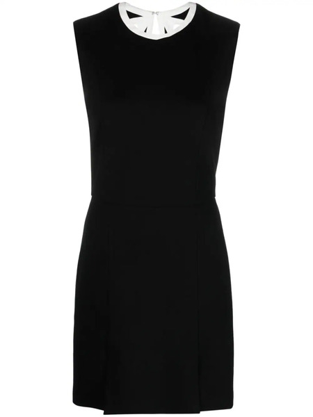  Msgm Cut-out Detail Sleeveless Minidress - Black 