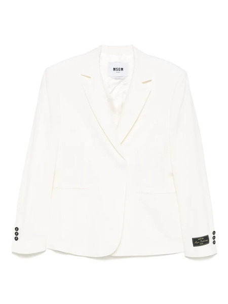  Msgm Double-breasted Blazer - Neutrals 