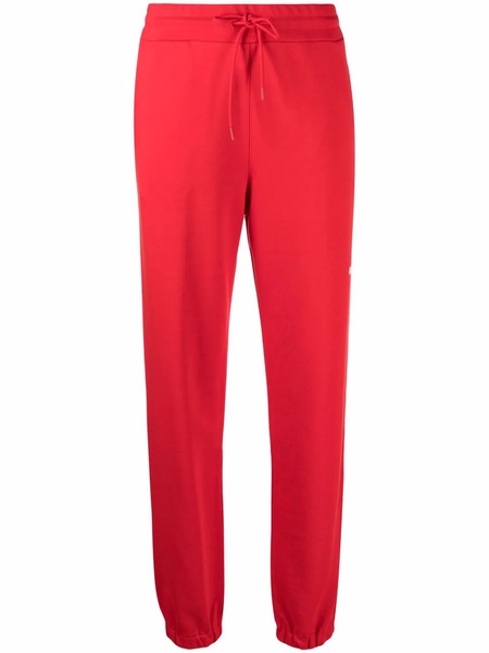  Msgm Drawstring Logo-print Joggers - Red 