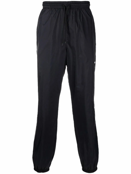  Msgm Drawstring Logo Track Pants - Black 