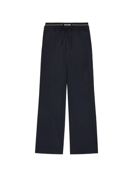  Msgm Drawstring Track Pants - Blue 
