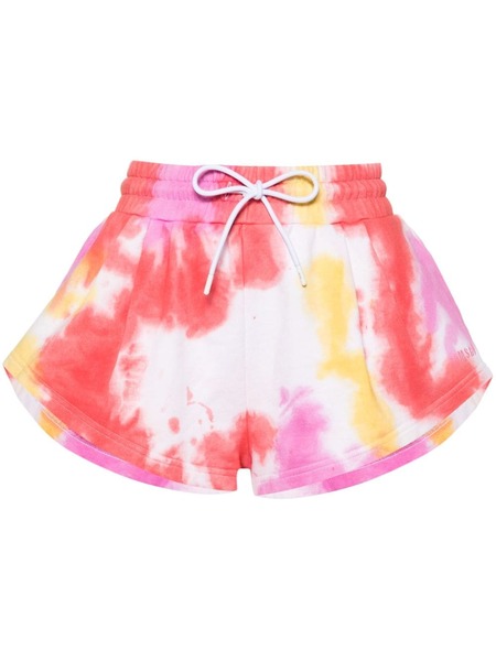  Msgm Embroidered-logo Shorts - Pink 
