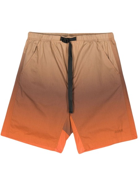  Msgm Gradient-effect Bermuda Shorts - Blue 