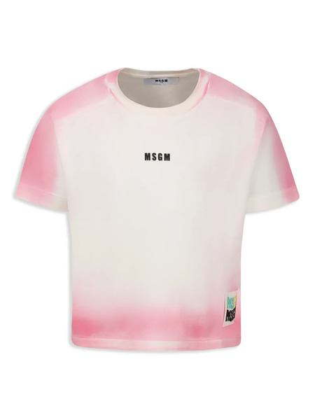  Msgm Kids Cotton T-shirt - Pink 