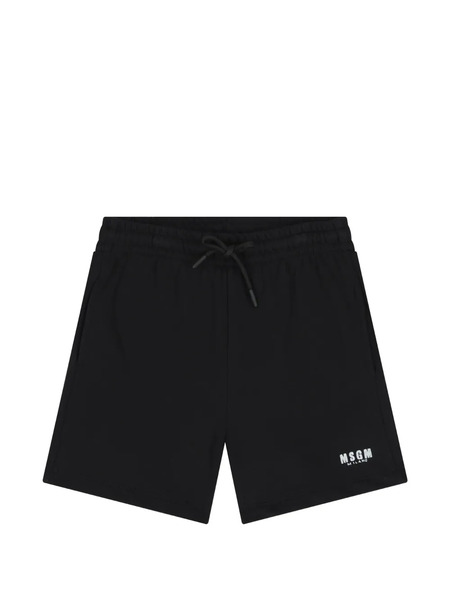 Msgm Kids Drawstring-fastening Shorts - Black 