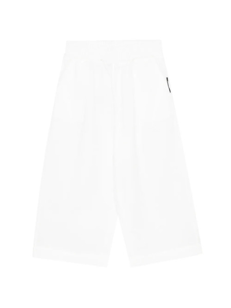  Msgm Kids Logo-detail Trousers - White 
