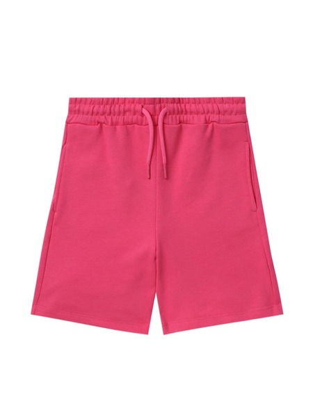  Msgm Kids Logo-print Drawstring Shorts - Pink 