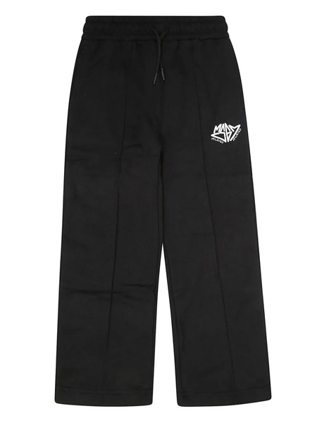  Msgm Kids Logo-print Joggers - Black 