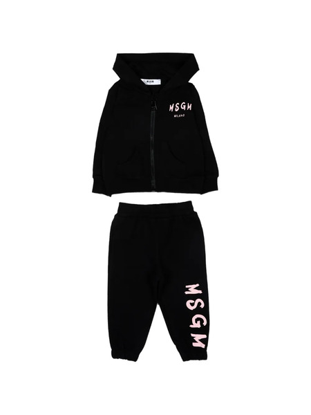  Msgm Kids Logo-print Tracksuit - Black 