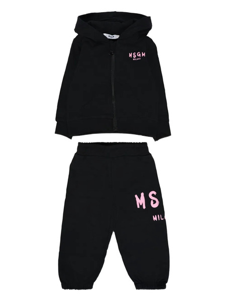  Msgm Kids Logo-print Tracksuit (set Of Two) - Black 