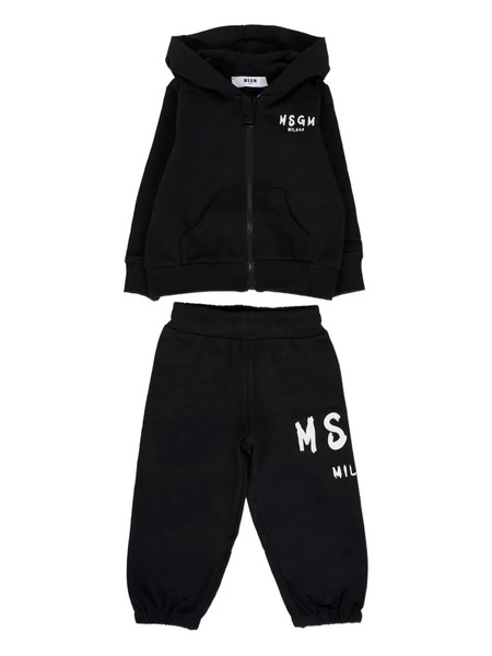  Msgm Kids Logo-print Tracksuit (set Of Two) - Black 