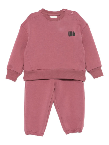  Msgm Kids Logo-print Tracksuit Set - Pink 