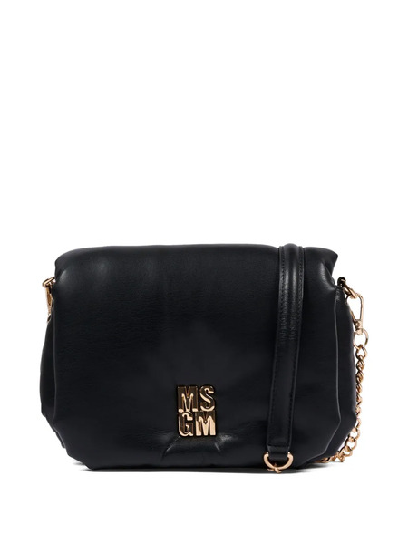  Msgm Kids Logo Shoulder Bag - Black 