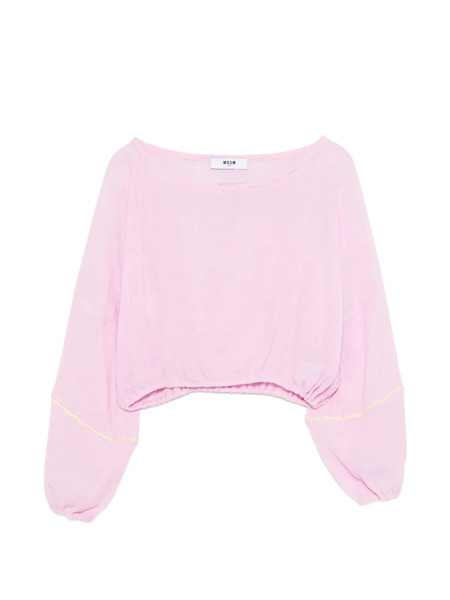 Msgm Kids Long-sleeve Top - Pink 