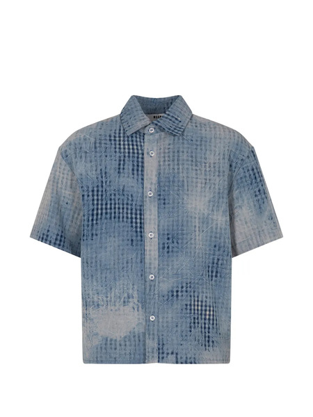  Msgm Kids Patterned Short-sleeve Top - Blue 
